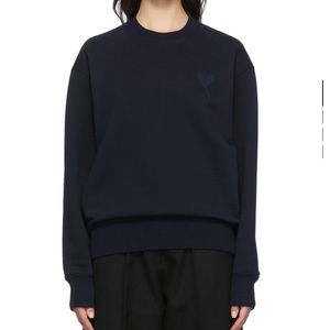 Brand new AMI sweatshirt navy
